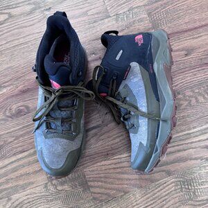 The North Face Mens Vectiv Exploris Mid Futurelight Olive Green Boots Sz 11.5